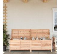 vidaXL Garden Storage Box 198.5x50x56.5 cm Solid Wood Fir