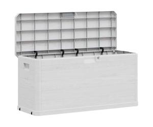 vidaXL Garden Storage Box 280 L Light Grey