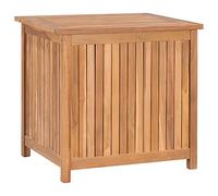 vidaXL Garden Storage Box 60x50x58 cm Solid Teak Wood