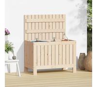 vidaXL Garden Storage Box 76x42.5x54 cm Solid Wood Pine