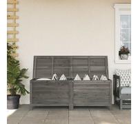 vidaXL Garden Storage Box Anthracite 150x50x56.5 cm Solid Wood Fir