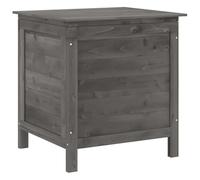 vidaXL Garden Storage Box Anthracite 50x49x56.5 cm Solid Wood Fir