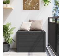 vidaXL Garden Storage Box Anthracite 78x44x55 cm