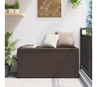 vidaXL Garden Storage Box Brown 116x44x55cm