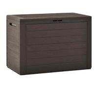 vidaXL Garden Storage Box Brown 78x44x55cm
