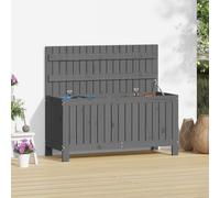 vidaXL Garden Storage Box Grey 108x42.5x54 cm Solid Wood Pine