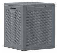 Garden Storage Box Outdoor Storage Box Patio Chest Case Box PP Rattan vidaXL
