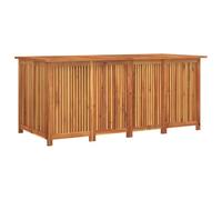 vidaXL Garden Storage Box 200x80x75 cm Solid Wood Acacia Outdoor Shed Chest