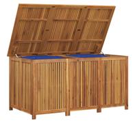 vidaXL Garden Storage Box Outdoor Storage Box Blanket Box Solid Wood Acacia