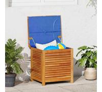 vidaXL Garden Storage Box with Louver 60x50x56 cm Solid Wood Acacia
