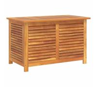 vidaXL Garden Storage Box with Louver 90x50x56 cm Solid Wood Acacia