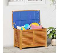 vidaXL Garden Storage Box with Louver 90x50x56 cm Solid Wood Acacia