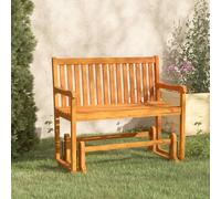 vidaXL Garden Swing Bench 110 cm Solid Acacia Wood UK HOT