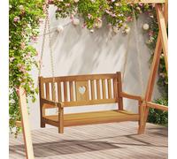 vidaXL Garden Swing Bench Natural 110 x 56 x 58 cm Solid Acacia Wood