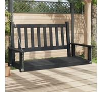 Garden Swing Chair with Metal Chains Patio Hanging Chair Solid Wood Fir vidaXL