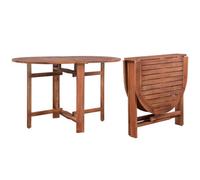 vidaXL Solid Acacia Wood Outdoor Dining Table Oval 120x70x74cm Patio Furniture