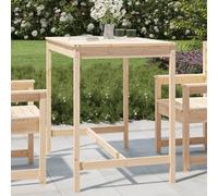 vidaXL Garden Table 121x82.5x110 cm Solid Wood Pine, Brown