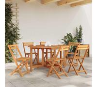 vidaXL Garden Table 130x90x72 cm Solid Acacia Wood