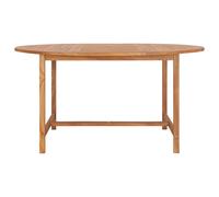 vidaXL Garden Table 150x76 cm Solid Teak Wood UK HOT