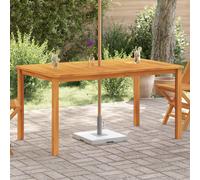 vidaXL Garden Table 150x90x74 cm Solid Acacia Wood, Brown
