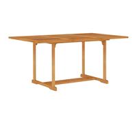 Garden Table 150x90x75 cm Solid Teak Wood