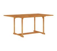 vidaXL Garden Table 150x90x75 cm Solid Teak Wood