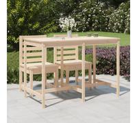 vidaXL Garden Table 159.5x82.5x110 cm Solid Wood Pine