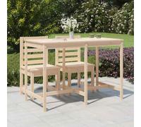 vidaXL Garden Table 159.5x82.5x110 cm Solid Wood Pine UK HOT