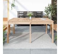 vidaXL Garden Table 159.5x82.5x76 cm Solid Wood Pine UK HOT