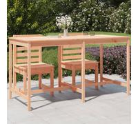 vidaXL Garden Table 203.5x90x110 cm Solid Wood Douglas, Brown