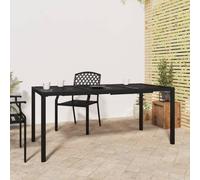 vidaXL Garden Table Anthracite 165x80x72 cm Steel UK