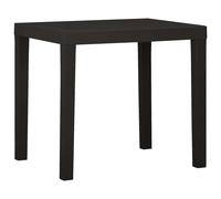 vidaXL Garden Table Anthracite 79x65x72 cm Plastic UK HOT