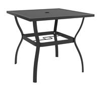 vidaXL Garden Table Anthracite 81.5x81.5x72 cm Steel UK HOT