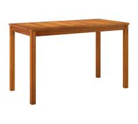 vidaXL Garden Table, Dining Table for Patio Terrace Balcony, Wooden Table for Sn