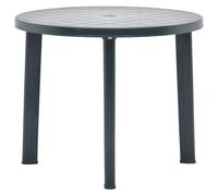 vidaXL Garden Table Green 89 cm Plastic