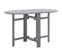 vidaXL Garden Table Grey 120x70x74 cm Solid Acacia Wood