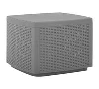Garden Table Grey 53x53x40 cm Plastic