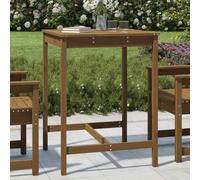 vidaXL Garden Table Honey Brown 82.5x82.5x110 cm Solid Wood Pine UK HOT