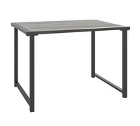 Garden Table Anthracite Powder-coated Steel & DPC 55x40x37cm Patio Set Compact