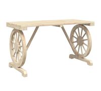 vidaXL Garden Table Outdoor Table Coffee Patio Dining Table Solid Wood Fir
