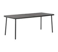 vidaXL Garden Table Rust and Weather Resistant Modern Durable Patio Outdoor/Indo