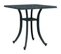 vidaXL Garden Table, Side Table for Dinner Coffee Decorative, Dining Table for Outdoor Terrace Balcony Patio Yard, Green Cast Aluminium