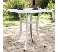 Garden Table Outdoor Dining Table Balcony Side Table Cast Aluminium vidaXL