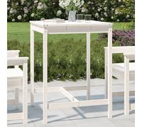 (white pine, 82.5 x 82.5 x 110 cm) vidaXL Garden Table Outdoor Table Patio Wooden Dining Table Solid Wood Pine