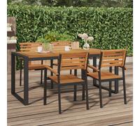 vidaXL Garden Table with U-shaped Legs 180x90x75 cm Solid Wood Acacia