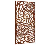 vidaXL Garden Wall Decoration Wall Art Wall Decor Corten Steel Shell Design