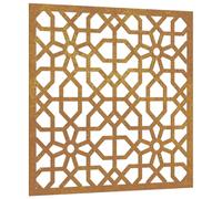 vidaXL Garden Wall Decoration Wall Art Wall Decor Corten Steel Moorish Design