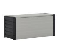 vidaXL Garden Waste Basket Grey Trash Bin Rubbish Separator Sack Recycle Bin