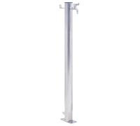 vidaXL Garden Water Column Free-Standing Fountain Stainless Steel Square