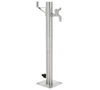 vidaXL Garden water column, stainless steel, round, 65 cm, SKU: 45457 Silver